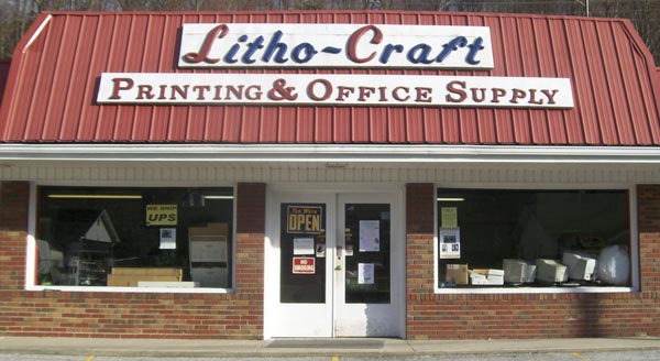 Inside the Litho-Craft store