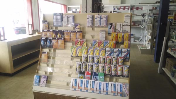Pens and writing supplies